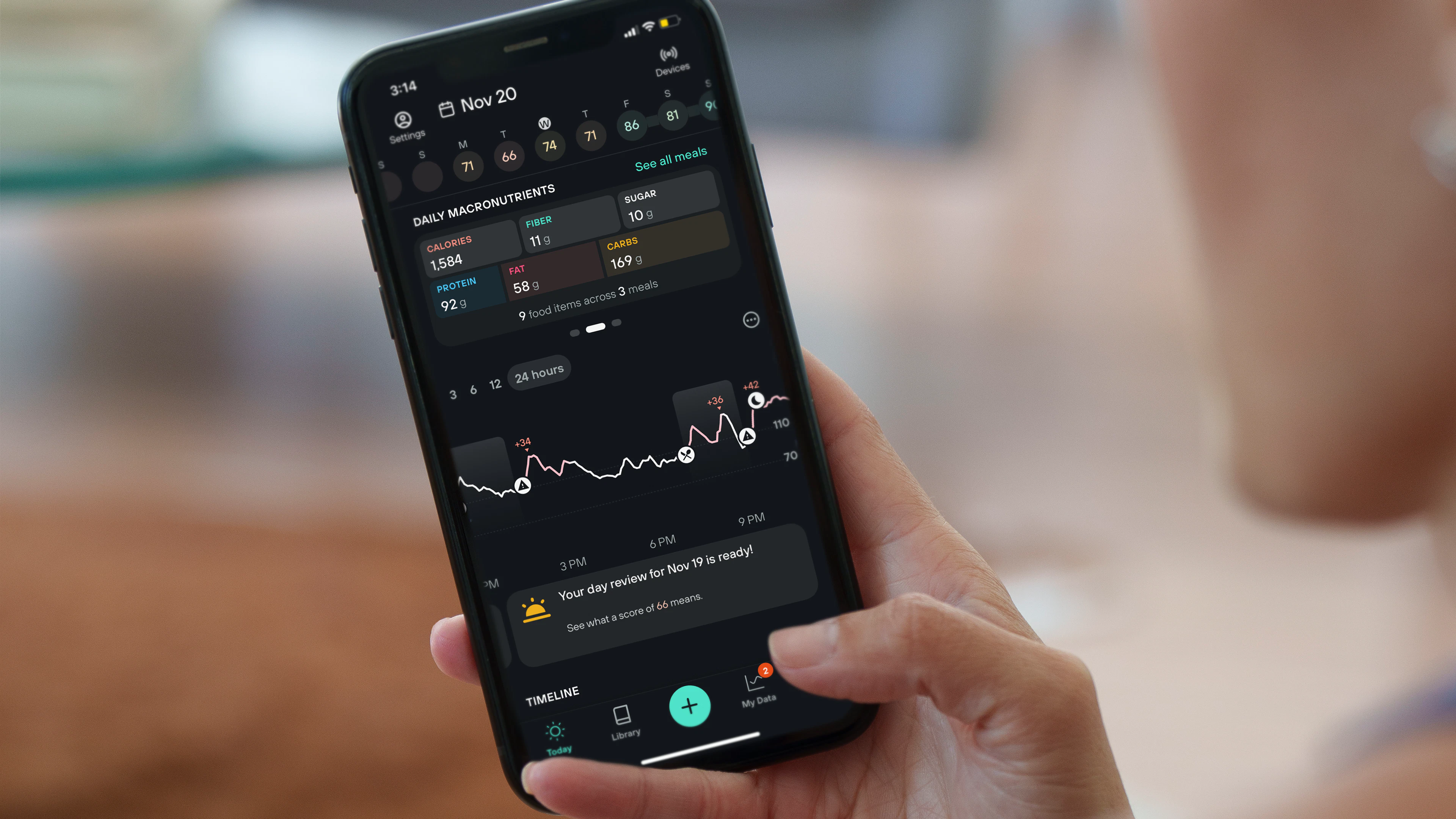 A User Using The Levels App A User Using The Levels App